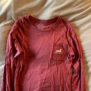 Great Lakes Long Sleeve Shirt in Red